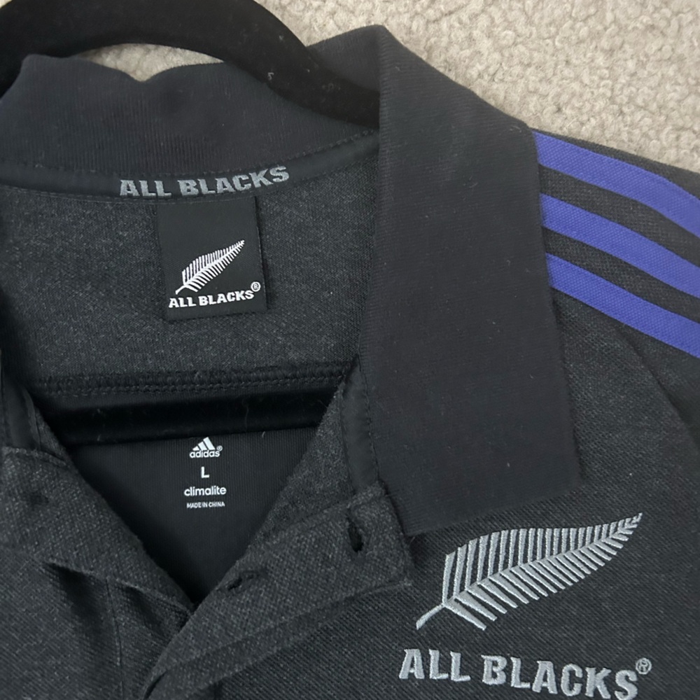 Adidas All Blacks polo